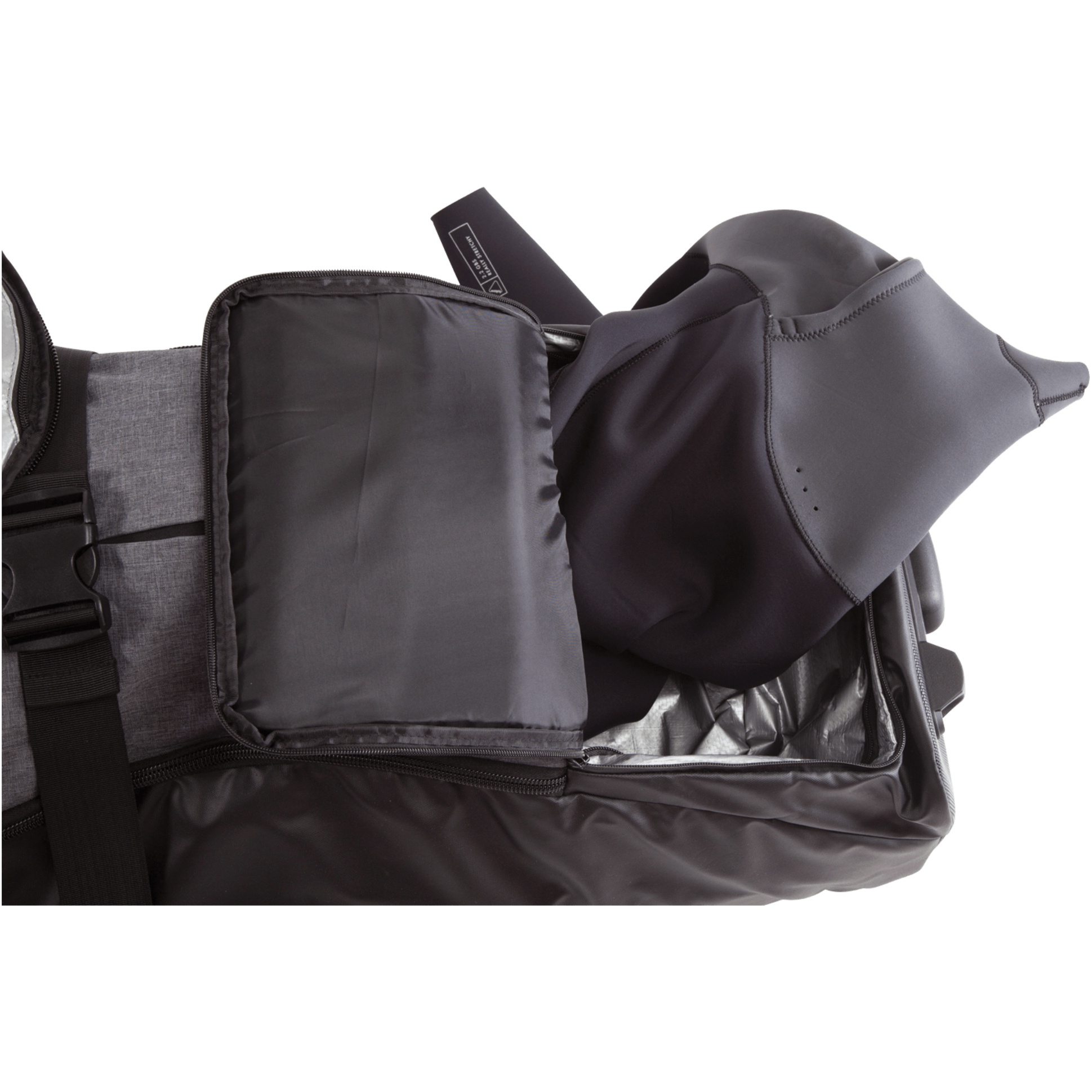 2026 Hyperlite Wheelie Board Bag H25-BAG.1 - Black / Grey